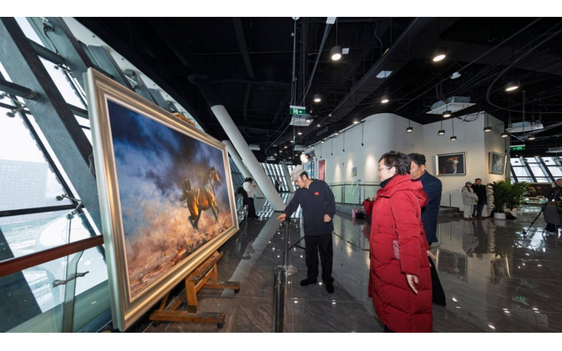 &ldquo;駿影流光&rdquo; 馬年新春藝術(shù)展在文化中心開展
